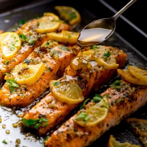 Honey Garlic Butter Salmon